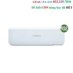 Điều hòa Mitsubishi SRK10YXS-W5 9000 BTU 1 chiều Inverter gas R-32