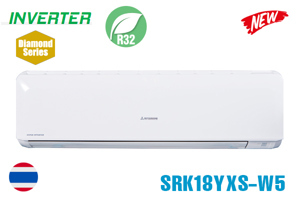 Điều hòa Mitsubishi 18000 BTU 1 chiều Inverter SRK18YXS-W5 (SRC18YXS-W5) gas R-32