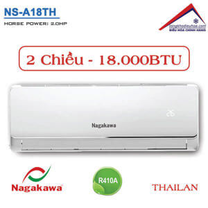 Điều hòa Nagakawa 18000 BTU 2 chiều NS-A18TH gas R-410A