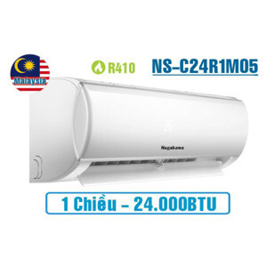 Điều hòa Nagakawa 24000BTU 1 chiều NS-C24R1M05 gas R-410A