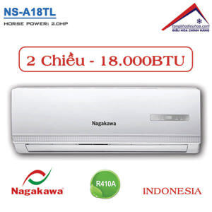 Điều hòa Nagakawa 18000 BTU 2 chiều NS-A18TL gas R-410A