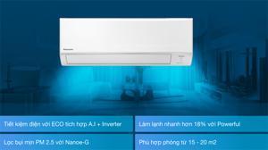 Điều hòa Panasonic Inverter 12000 BTU 1 chiều CU/CS-PU12XKH gas R-32