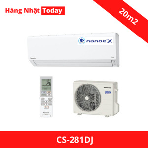 Điều hòa Panasonic Inverter 12000 BTU 2 chiều CS-281DJ gas R-32