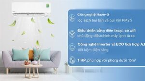 Điều hòa Panasonic Inverter 9000 BTU 1 chiều CU/CS-WPU9XKH-8M gas R-32