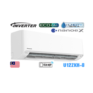 Điều hòa Panasonic Inverter 12000 BTU 1 chiều CU/CS-U12ZKH-8 gas R-32