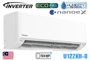 Điều hòa Panasonic Inverter 12000 BTU 1 chiều CU/CS-U12ZKH-8 gas R-32