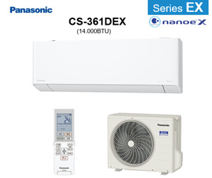 Điều hòa Panasonic Inverter 14000 BTU 2 chiều CS-361DEX gas R-32