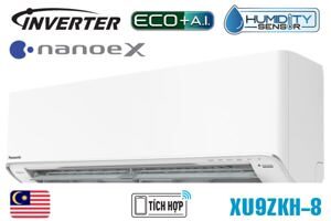 Điều hòa Panasonic Inverter 9000 BTU 1 chiều CU/CS-XU9ZKH-8 gas R-32