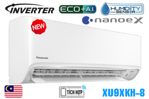 Điều hòa Panasonic Inverter 9000 BTU 1 chiều XU9XKH-8 gas R-32