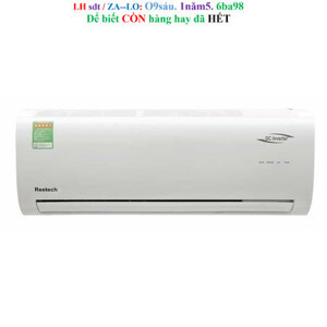 Điều hòa Reetech 9000 BTU 1 chiều Inverter RTV09 gas R-410A