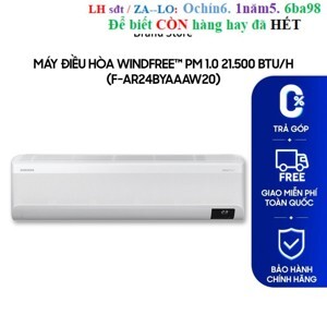 Điều hòa Samsung Inverter 9000 BTU 1 chiều F-AR10BYAAAW20 gas R-32