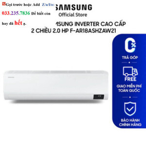 Điều hòa Samsung 18000 BTU 2 chiều Inverter F-AR18ASHZAW21 gas R-32