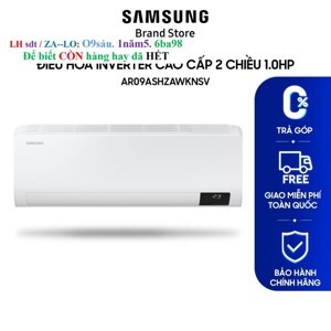 Điều hoà Samsung 2 chiều 9000btu inverter AR09ASHZAWKNSV gas R-410A