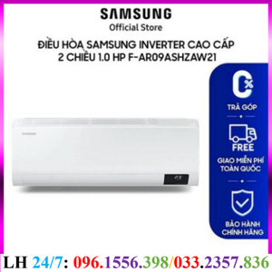 Điều hòa Samsung Inverter 9000 BTU 2 chiều F-AR09ASHZAW21 gas R-32