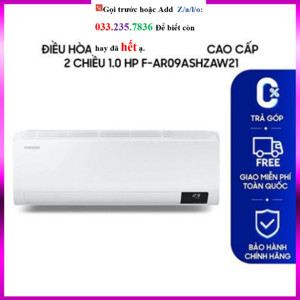 Điều hòa Samsung Inverter 9000 BTU 2 chiều F-AR09ASHZAW21 gas R-32