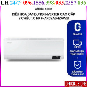 Điều hòa Samsung Inverter 9000 BTU 2 chiều F-AR09ASHZAW21 gas R-32