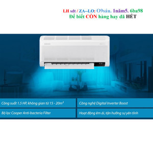 Điều hòa Samsung Inverter 12000 BTU 1 chiều  AR13CYHAAWKNSV gas R-32