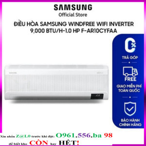 Điều hòa Samsung Inverter 9000 BTU 1 chiều AR10CYFAAWKNSV gas R-32