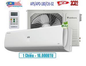 Điều hòa Sumikura 18000 BTU 1 chiều APS/APO-180/Citi gas R-32