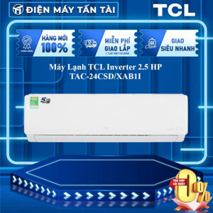 Điều hòa TCL Inverter 24000 BTU 1 chiều TAC-24CSD/XAB1I gas R-32