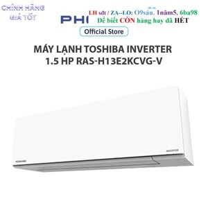 Điều hòa Toshiba 1 chiều 12000 BTU Inverter RAS-H13E2KCVG-V gas R-32