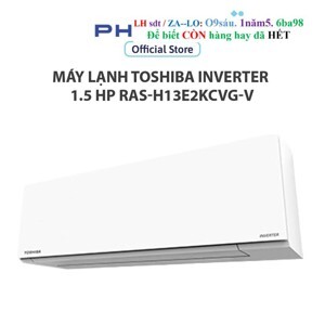 Điều hòa Toshiba 1 chiều 12000 BTU Inverter RAS-H13E2KCVG-V gas R-32