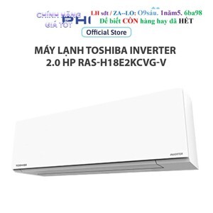 Điều hòa Toshiba 1 chiều 18000 BTU Inverter RAS-H18E2KCVG-V gas R-32