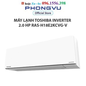 Điều hòa Toshiba 1 chiều 18000 BTU Inverter RAS-H18E2KCVG-V gas R-32