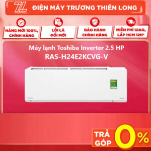 Điều hòa Toshiba 1 chiều 24000 BTU Inverter RAS-H24E2KCVG-V gas R-32