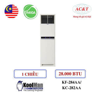 Điều hòa Koolman 28000 BTU 2 chiều KF-284AA/KC-282AA gas R-410A