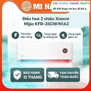 Điều hòa Xiaomi Mijia Inverter 12000 BTU 2 chiều KFR-35GW/N1A3 gas R-32