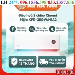 Điều hòa Xiaomi Mijia Inverter 12000 BTU 2 chiều KFR-35GW/N1A3 gas R-32