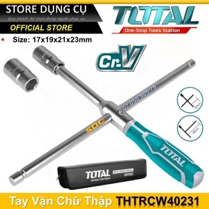 Điếu mở tắc kê chữ thập Total THTRCW40231, 16"