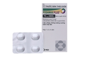 Điều trị bệnh loãng xương ở phụ nữ Fosamax plus 70mg/2800IU