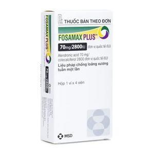 Điều trị bệnh loãng xương ở phụ nữ Fosamax plus 70mg/2800IU