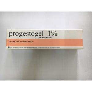 Điều trị đau vú Progestogel 1% Gel 80g