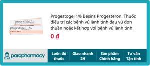 Điều trị đau vú Progestogel 1% Gel 80g