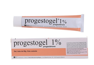 Điều trị đau vú Progestogel 1% Gel 80g