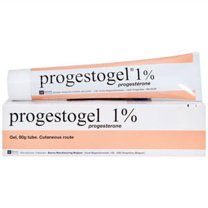 Điều trị đau vú Progestogel 1% Gel 80g