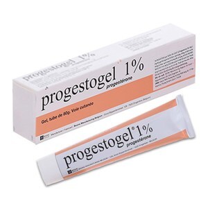 Điều trị đau vú Progestogel 1% Gel 80g