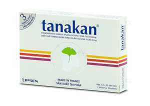 Điều trj rối loạn trí nhớ Tanakan 40 mg