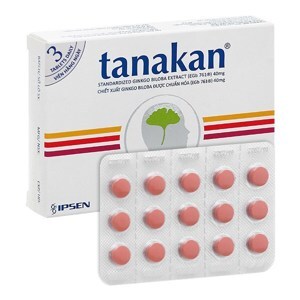 Điều trj rối loạn trí nhớ Tanakan 40 mg