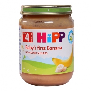 Dinh dưỡng đóng lọ HiPP chuối ăn dặm khởi đầu 125g