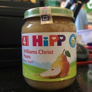 Dinh dưỡng đóng lọ HiPP lê Williams 125g