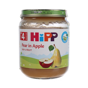 Dinh dưỡng đóng lọ HiPP lê Williams 125g