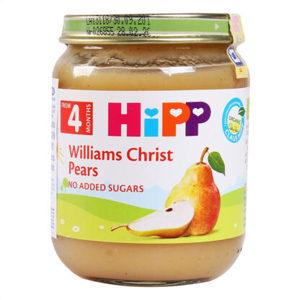 Dinh dưỡng đóng lọ HiPP lê Williams 125g