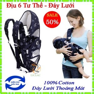Địu em bé 6 tư thế cao cấp