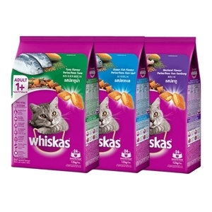 Đồ ăn cho mèo lớn Whiskas vị cá thu túi 1.2 kg