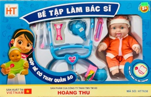 Đồ chơi Bác sĩ bê thay quần áo HT7638