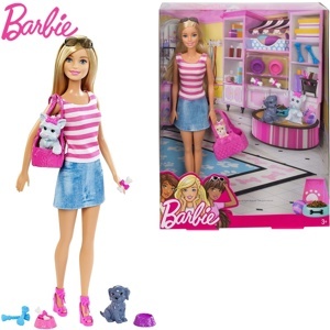 Đồ chơi búp bê và thú cưng Barbie DJR56